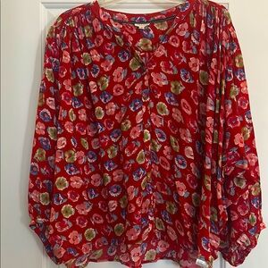 Anthropologie -Sidney Batwing Blouse by Pilcro - size XL